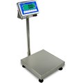 Uwe Washdown NTEP Scale, 200 lb, .05 lb, 16x16" Base, Legal for Trade SS Bench Scale, 2" Backlit Display TitanH 200-16